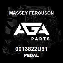 0013822U91 Massey Ferguson PEDAL | AGA Parts