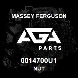 0014700U1 Massey Ferguson NUT | AGA Parts
