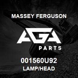 001560U92 Massey Ferguson LAMP/HEAD | AGA Parts