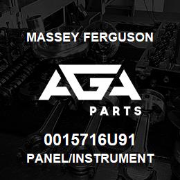 0015716U91 Massey Ferguson PANEL/INSTRUMENT | AGA Parts
