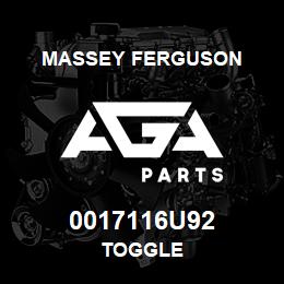 0017116U92 Massey Ferguson TOGGLE | AGA Parts