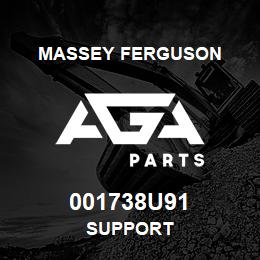 001738U91 Massey Ferguson SUPPORT | AGA Parts
