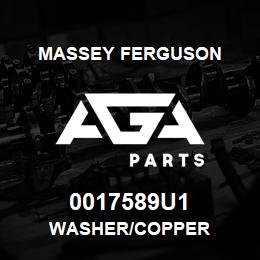 0017589U1 Massey Ferguson WASHER/COPPER | AGA Parts