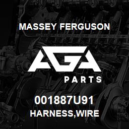 001887U91 Massey Ferguson HARNESS,WIRE | AGA Parts