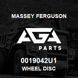 0019042U1 Massey Ferguson WHEEL DISC | AGA Parts