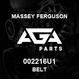 002216U1 Massey Ferguson BELT | AGA Parts