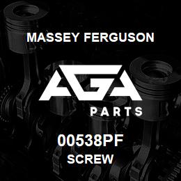 00538PF Massey Ferguson SCREW | AGA Parts