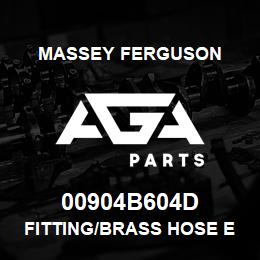 00904B604D Massey Ferguson FITTING/BRASS HOSE END | AGA Parts