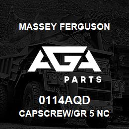 0114AQD Massey Ferguson CAPSCREW/GR 5 NC | AGA Parts
