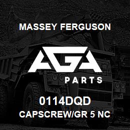 0114DQD Massey Ferguson CAPSCREW/GR 5 NC | AGA Parts