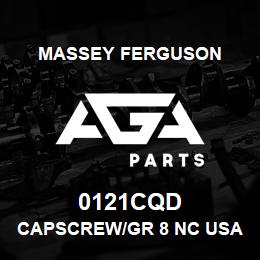 0121CQD Massey Ferguson CAPSCREW/GR 8 NC USA | AGA Parts