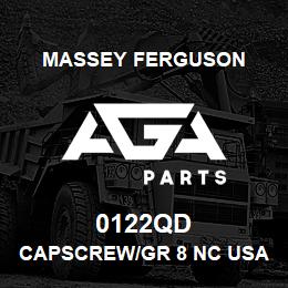 0122QD Massey Ferguson CAPSCREW/GR 8 NC USA | AGA Parts