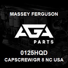 0125HQD Massey Ferguson CAPSCREW/GR 8 NC USA | AGA Parts