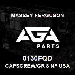 0130FQD Massey Ferguson CAPSCREW/GR 8 NF USA | AGA Parts