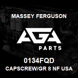 0134FQD Massey Ferguson CAPSCREW/GR 8 NF USA | AGA Parts