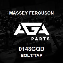 0143GQD Massey Ferguson BOLT/TAP | AGA Parts