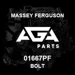 01667PF Massey Ferguson BOLT | AGA Parts