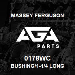 0178WC Massey Ferguson BUSHING/1-1/4 LONG | AGA Parts