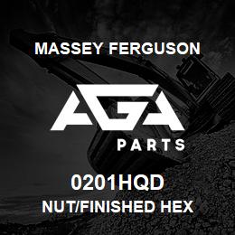 0201HQD Massey Ferguson NUT/FINISHED HEX | AGA Parts