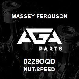 0228OQD Massey Ferguson NUT/SPEED | AGA Parts