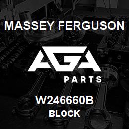 W246660B Massey Ferguson BLOCK | AGA Parts