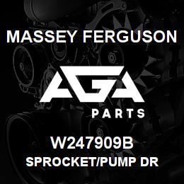 W247909B Massey Ferguson SPROCKET/PUMP DR | AGA Parts