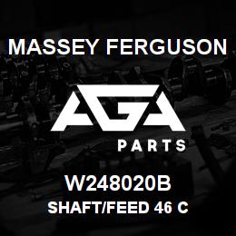 W248020B Massey Ferguson SHAFT/FEED 46 C | AGA Parts