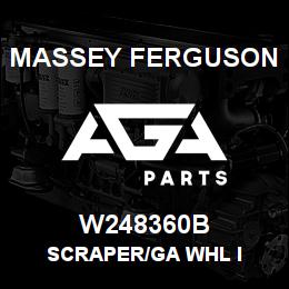 W248360B Massey Ferguson SCRAPER/GA WHL I | AGA Parts