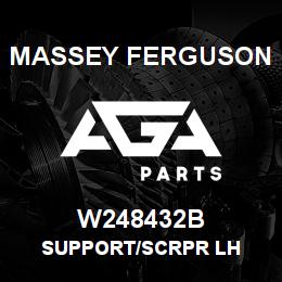 W248432B Massey Ferguson SUPPORT/SCRPR LH | AGA Parts