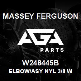 W248445B Massey Ferguson ELBOW/ASY NYL 3/8 W | AGA Parts
