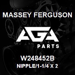 W248452B Massey Ferguson NIPPLE/1-1/4 X 2 | AGA Parts