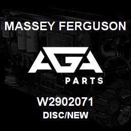 W2902071 Massey Ferguson DISC/NEW | AGA Parts