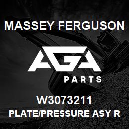 W3073211 Massey Ferguson PLATE/PRESSURE ASY REMAN | AGA Parts