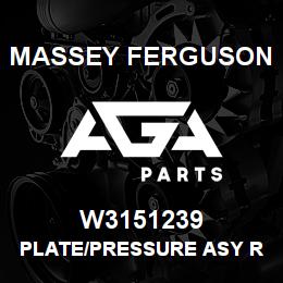 W3151239 Massey Ferguson PLATE/PRESSURE ASY REMAN | AGA Parts