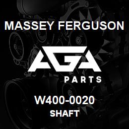 W400-0020 Massey Ferguson SHAFT | AGA Parts