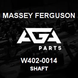 W402-0014 Massey Ferguson SHAFT | AGA Parts