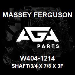 W404-1214 Massey Ferguson SHAFT/3/4 X 7/8 X 3FT | AGA Parts