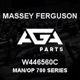 W446560C Massey Ferguson MAN/OP 700 SERIES | AGA Parts