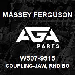 W507-9515 Massey Ferguson COUPLING-JAW, RND BORE 1 | AGA Parts