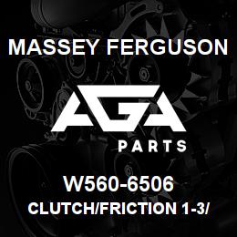 W560-6506 Massey Ferguson CLUTCH/FRICTION 1-3/8 X | AGA Parts
