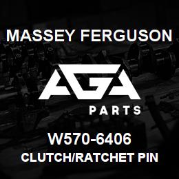W570-6406 Massey Ferguson CLUTCH/RATCHET PIN | AGA Parts