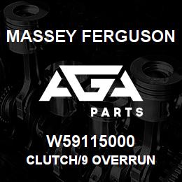 W59115000 Massey Ferguson CLUTCH/9 OVERRUN | AGA Parts