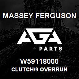 W59118000 Massey Ferguson CLUTCH/9 OVERRUN | AGA Parts