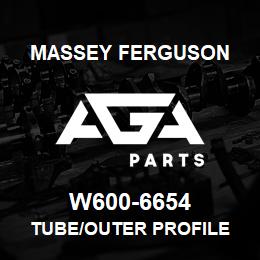W600-6654 Massey Ferguson TUBE/OUTER PROFILE | AGA Parts