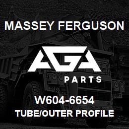 W604-6654 Massey Ferguson TUBE/OUTER PROFILE | AGA Parts