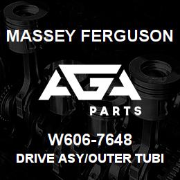 W606-7648 Massey Ferguson DRIVE ASY/OUTER TUBING | AGA Parts