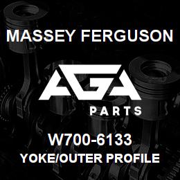 W700-6133 Massey Ferguson YOKE/OUTER PROFILE | AGA Parts