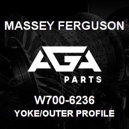 W700-6236 Massey Ferguson YOKE/OUTER PROFILE | AGA Parts