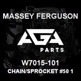W7015-101 Massey Ferguson CHAIN/SPROCKET #50 16T 5 | AGA Parts