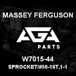 W7015-44 Massey Ferguson SPROCKET/#50-16T,1-1/4 I | AGA Parts
